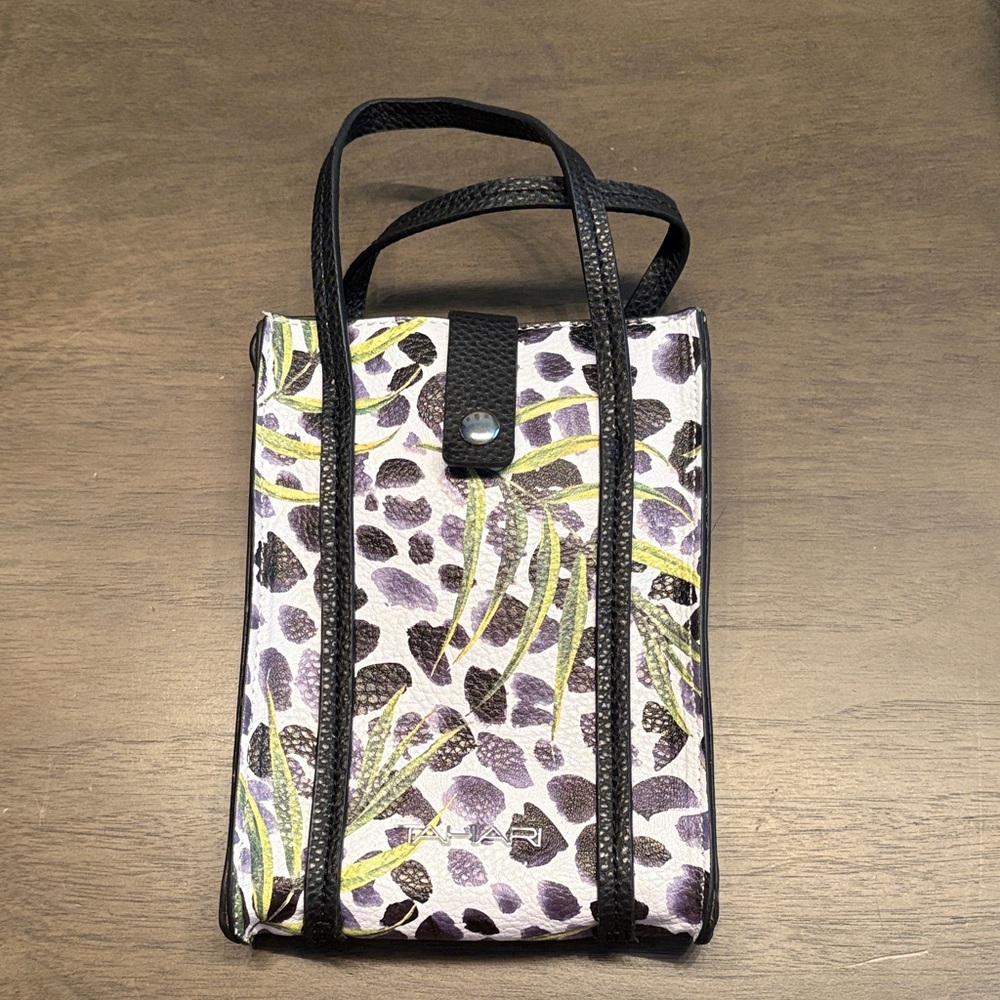 Tahari Black and Purple Women's Bag